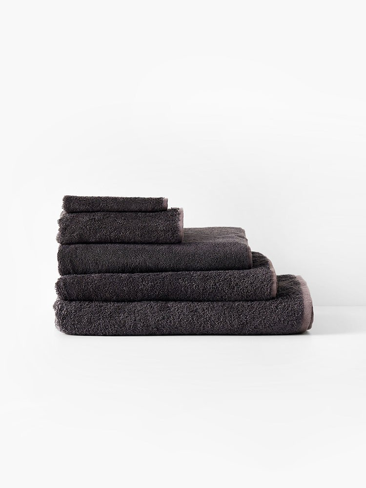 Nara Charcoal Towel Collection