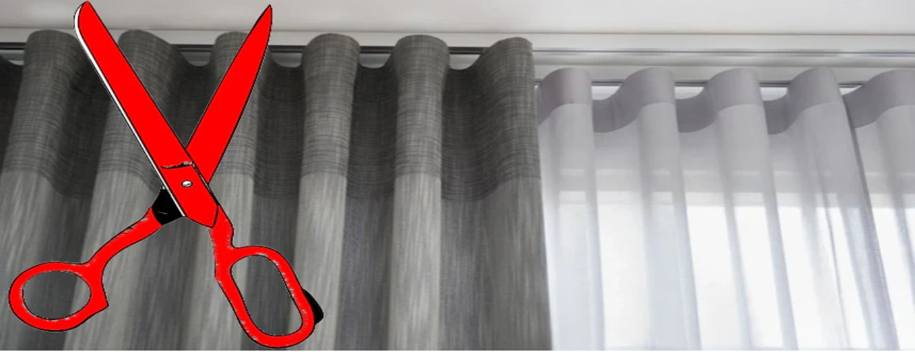 Double Wave Curtain Rails